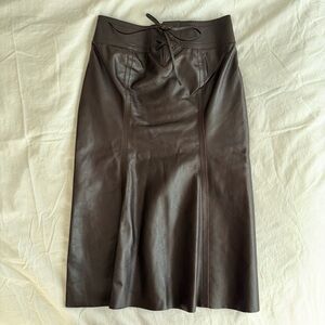 Tom Ford Gucci Leather Skirt